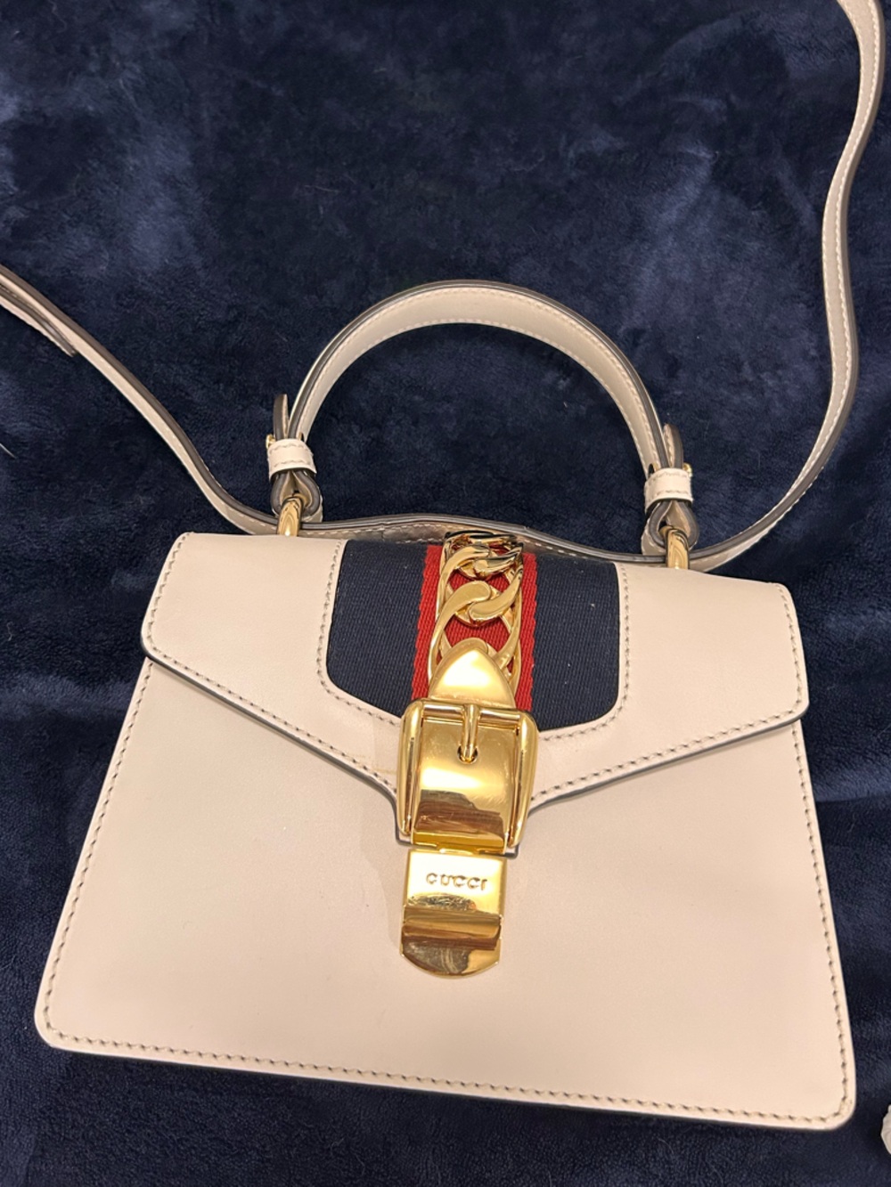 Gucci calfskin leather small Sylvie shoulder bag
